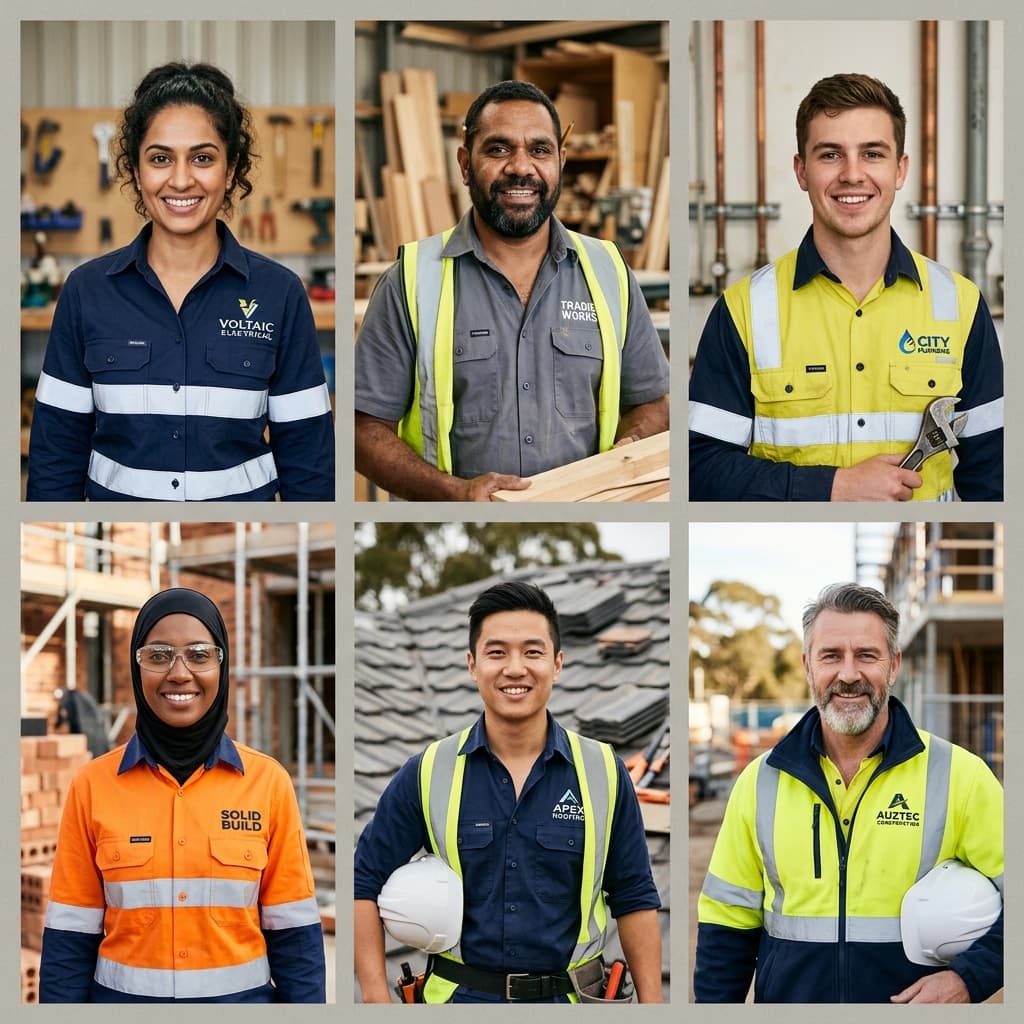 Belong team reviewing tradie checks and customer support details