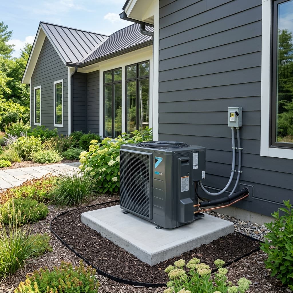 Outdoor air conditioning compressor